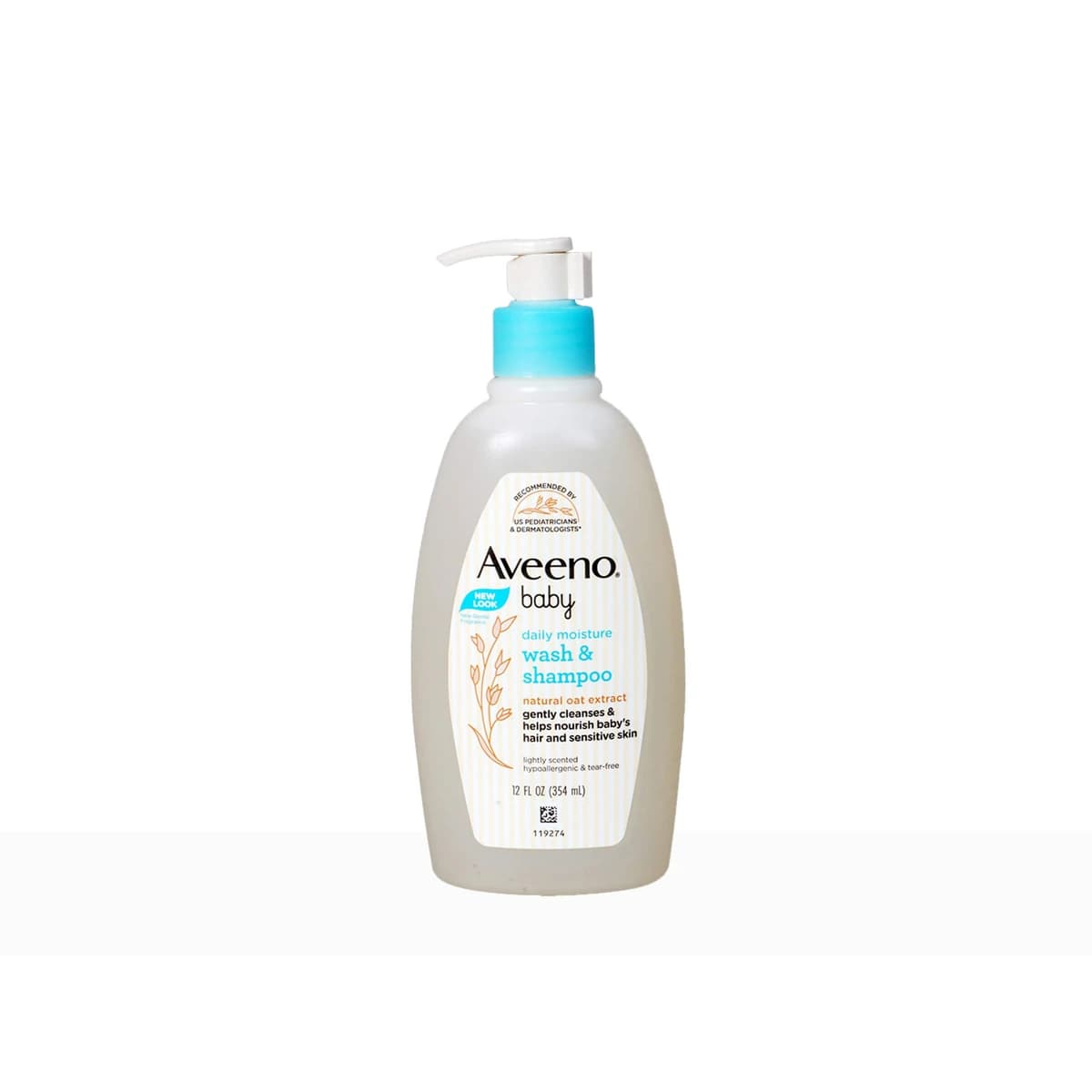 Aveeno Baby Wash & Shampoo 354ml