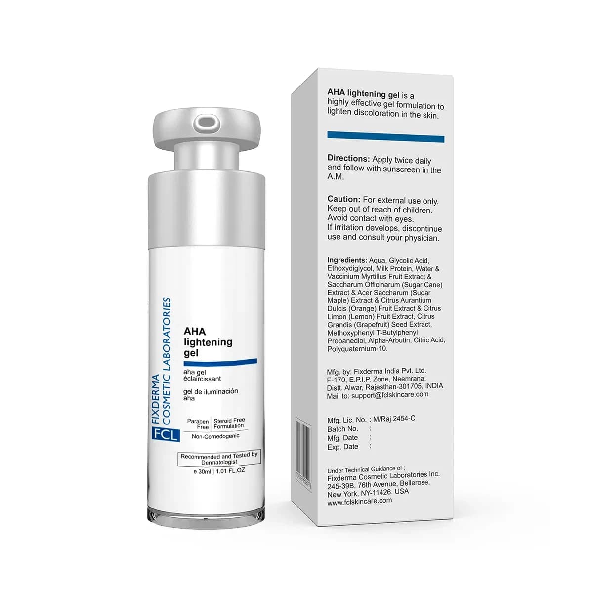 FCL AHA Lightening Gel 30ml