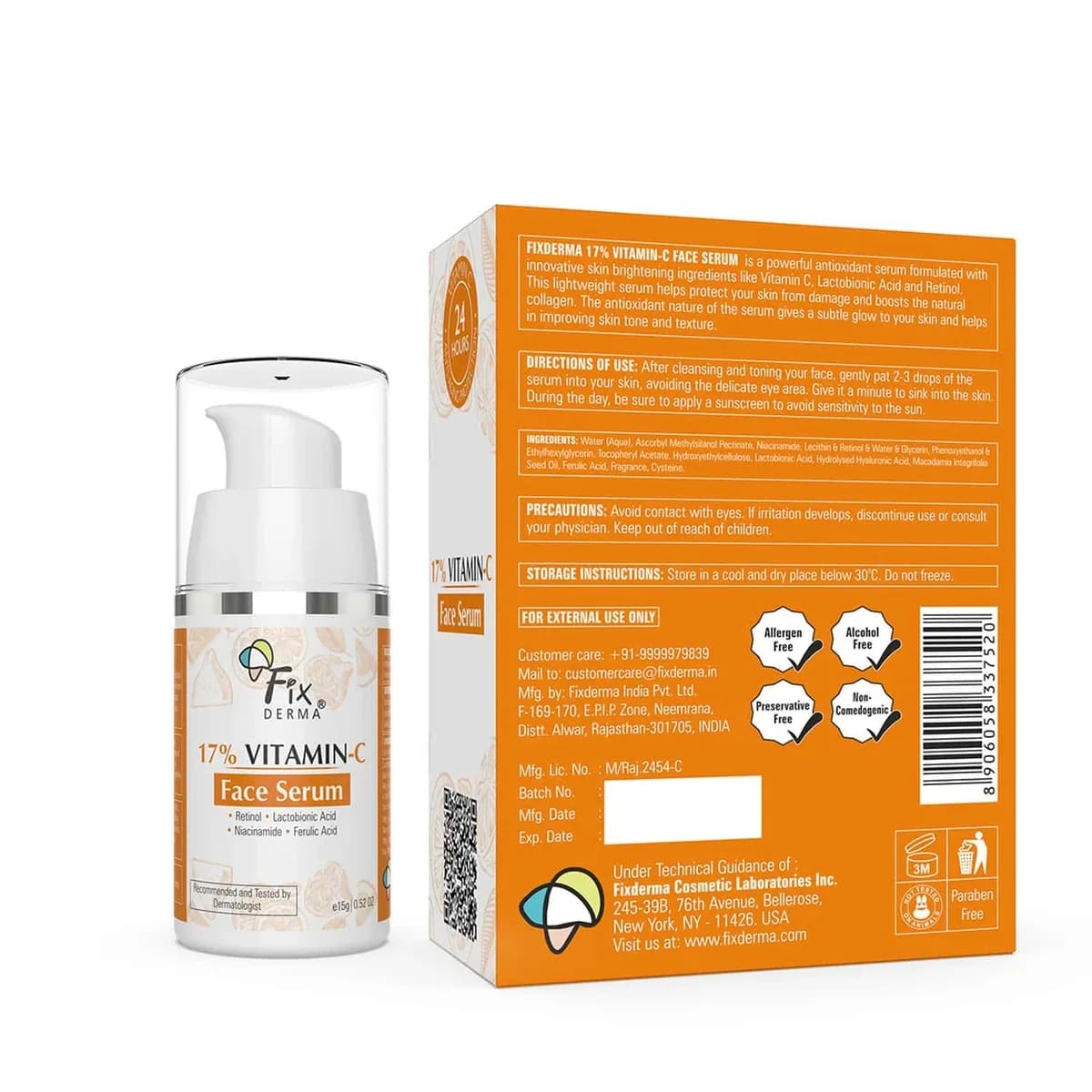 Fixderma Vitamin C Face Serum 15g
