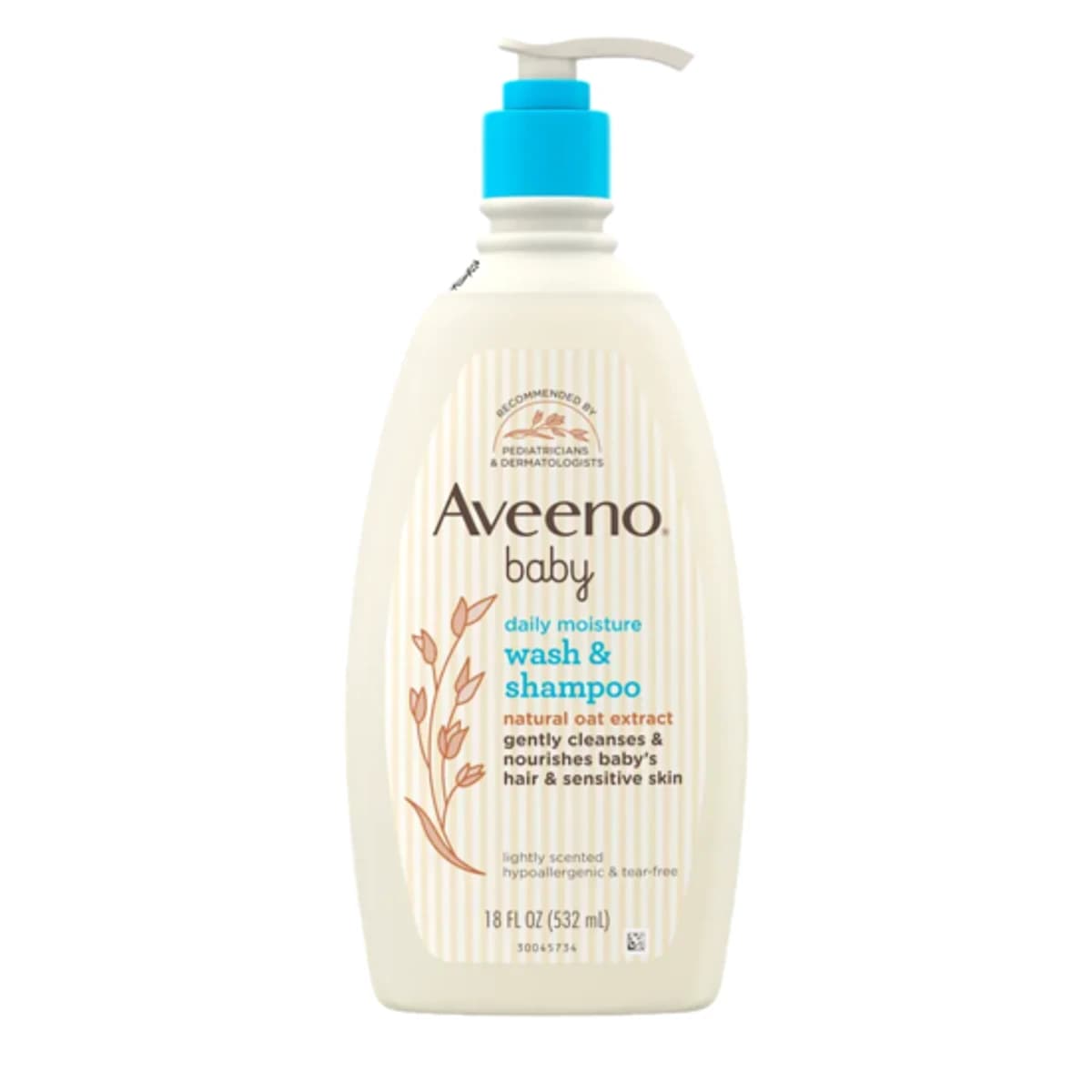 Aveeno Baby Daily Moisture Wash & Shampoo 532ml