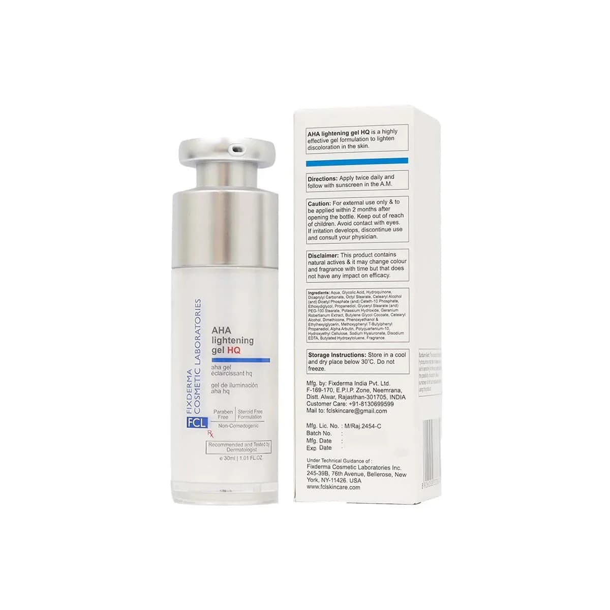 FCL AHA Lightening Gel HQ 30ml