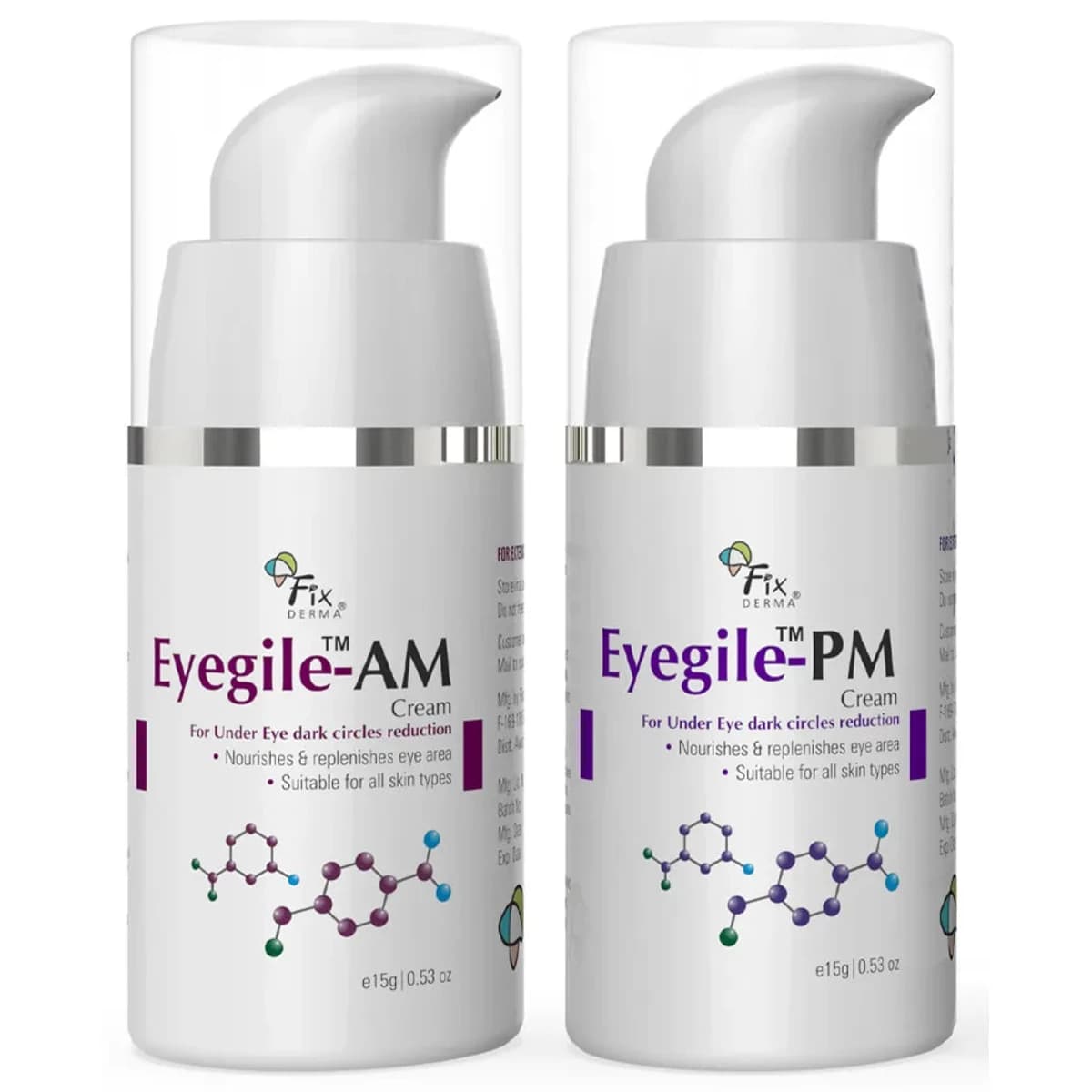 Fixderma Eyegile AM & PM Cream 2 x 15g