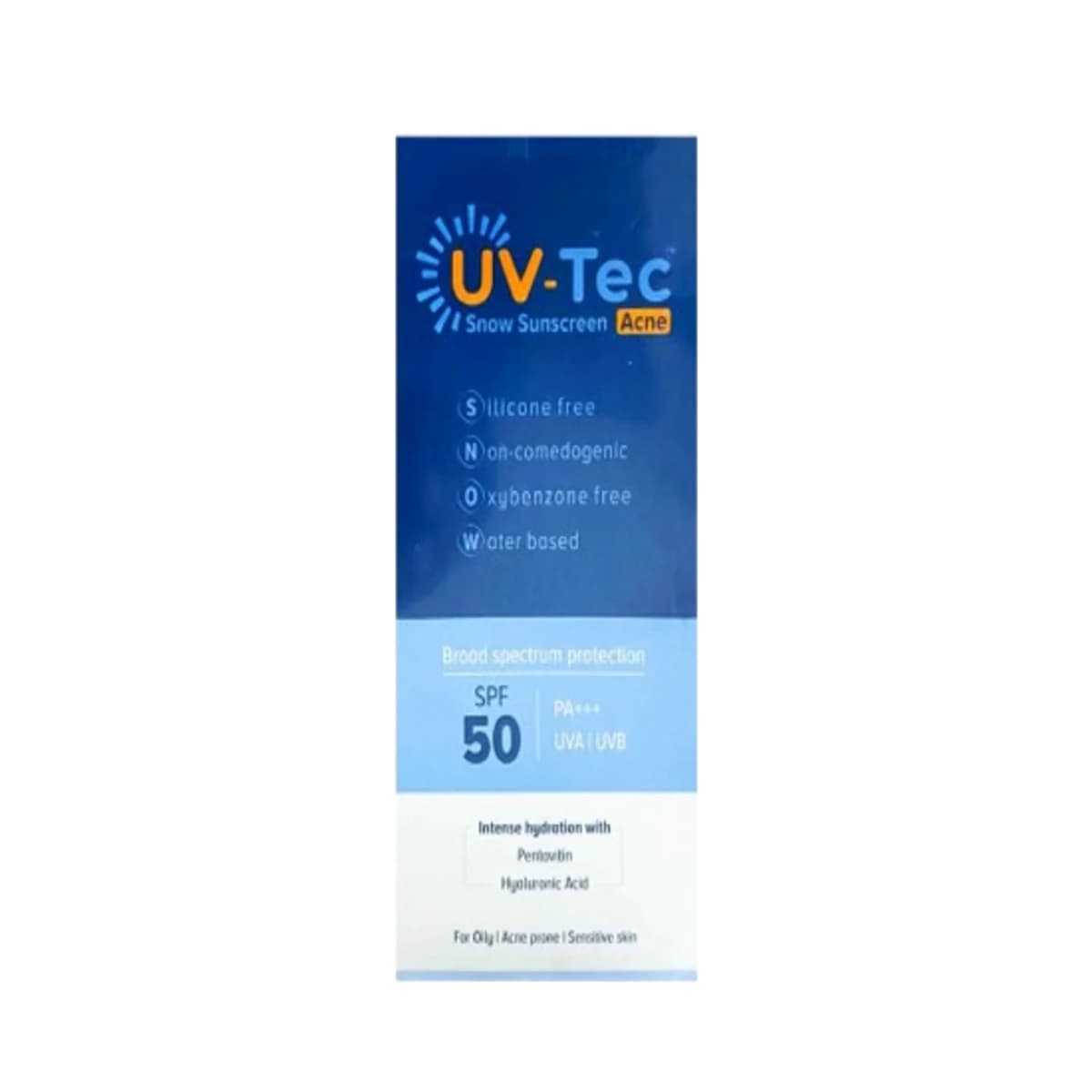 UV Tec Snow Sunscreen for Acne-Prone Skin