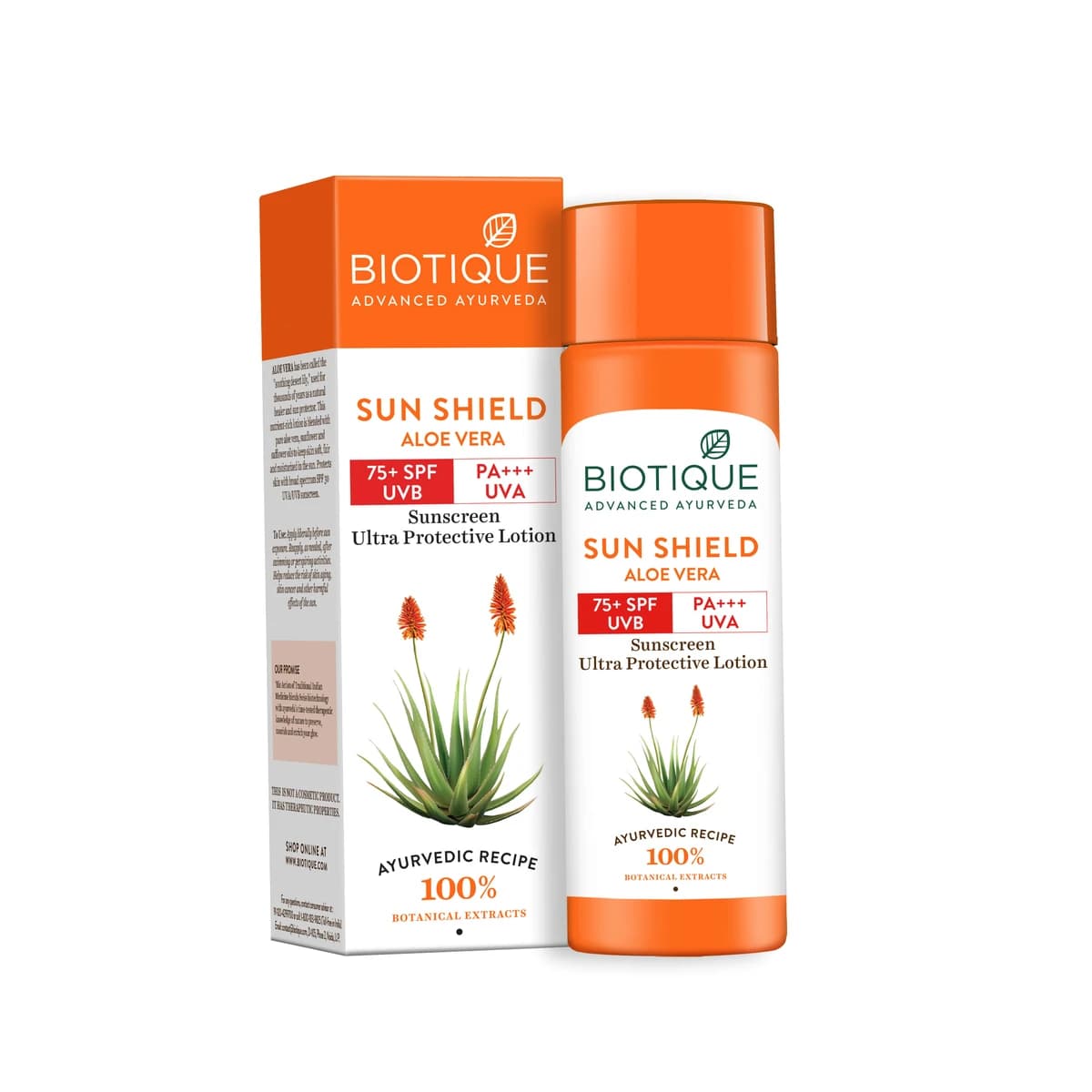 Biotique Sun Shield Aloe Vera SPF 75 Sunscreen