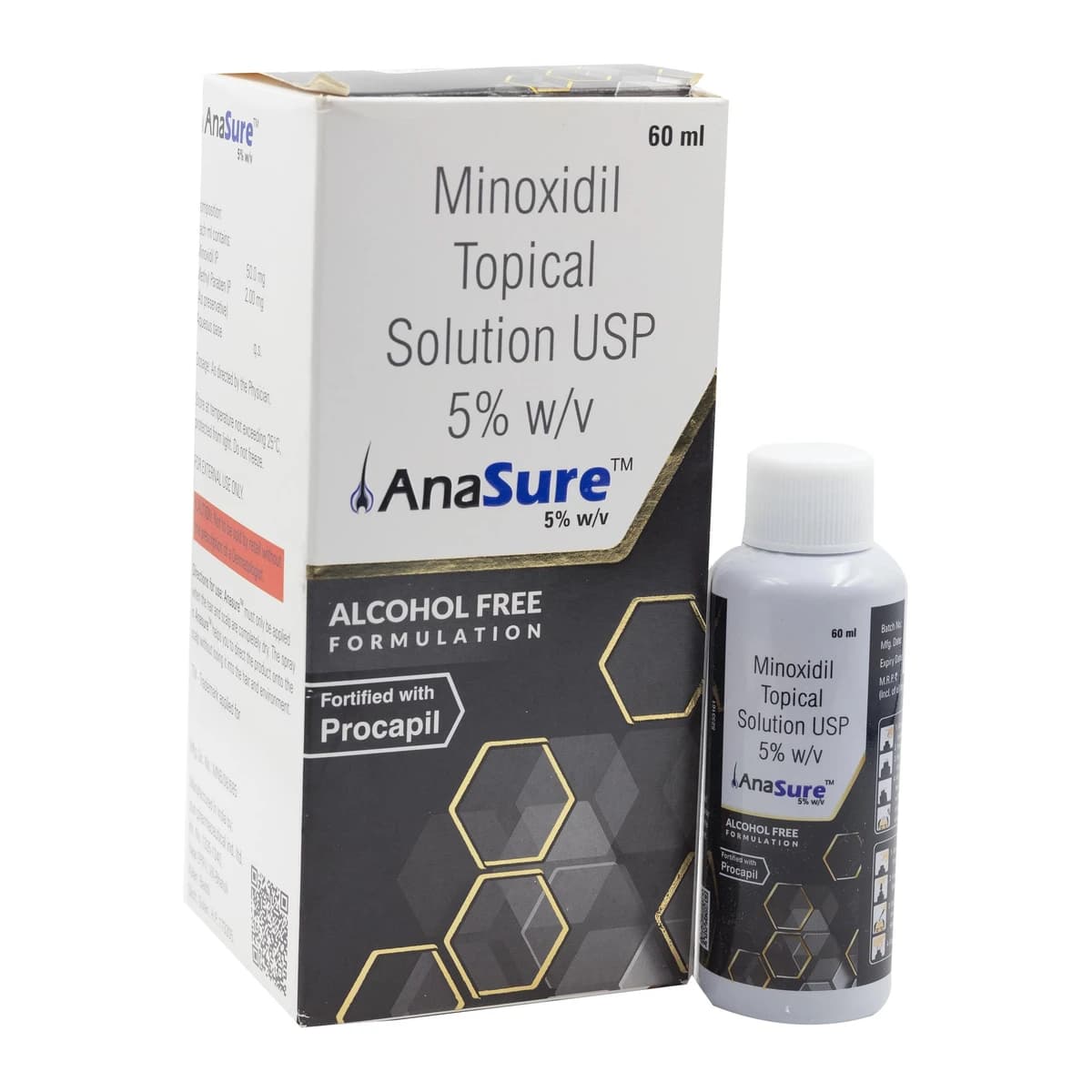 Anasure 5% Solution Alcohol Free 60 ml