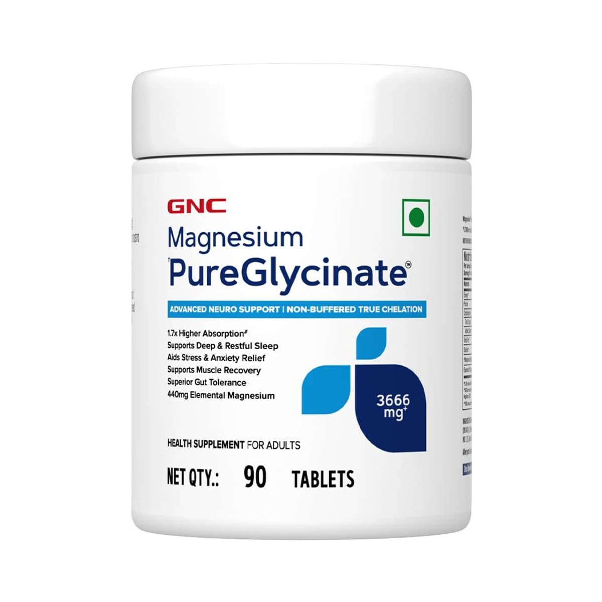 GNC Magnesium Pure Glycinate 90 Tablets