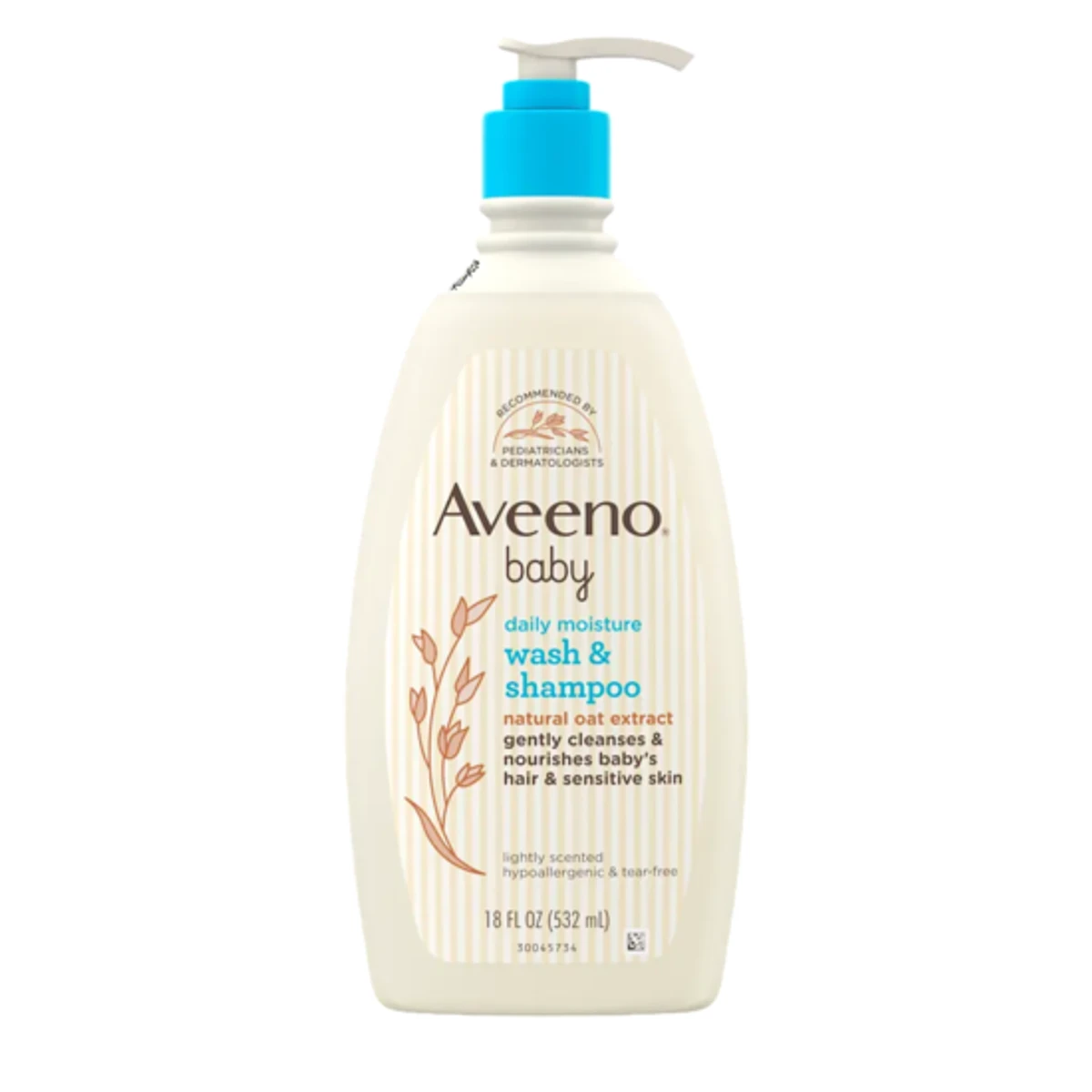 Aveeno Baby Daily Moisture Wash & Shampoo 532ml
