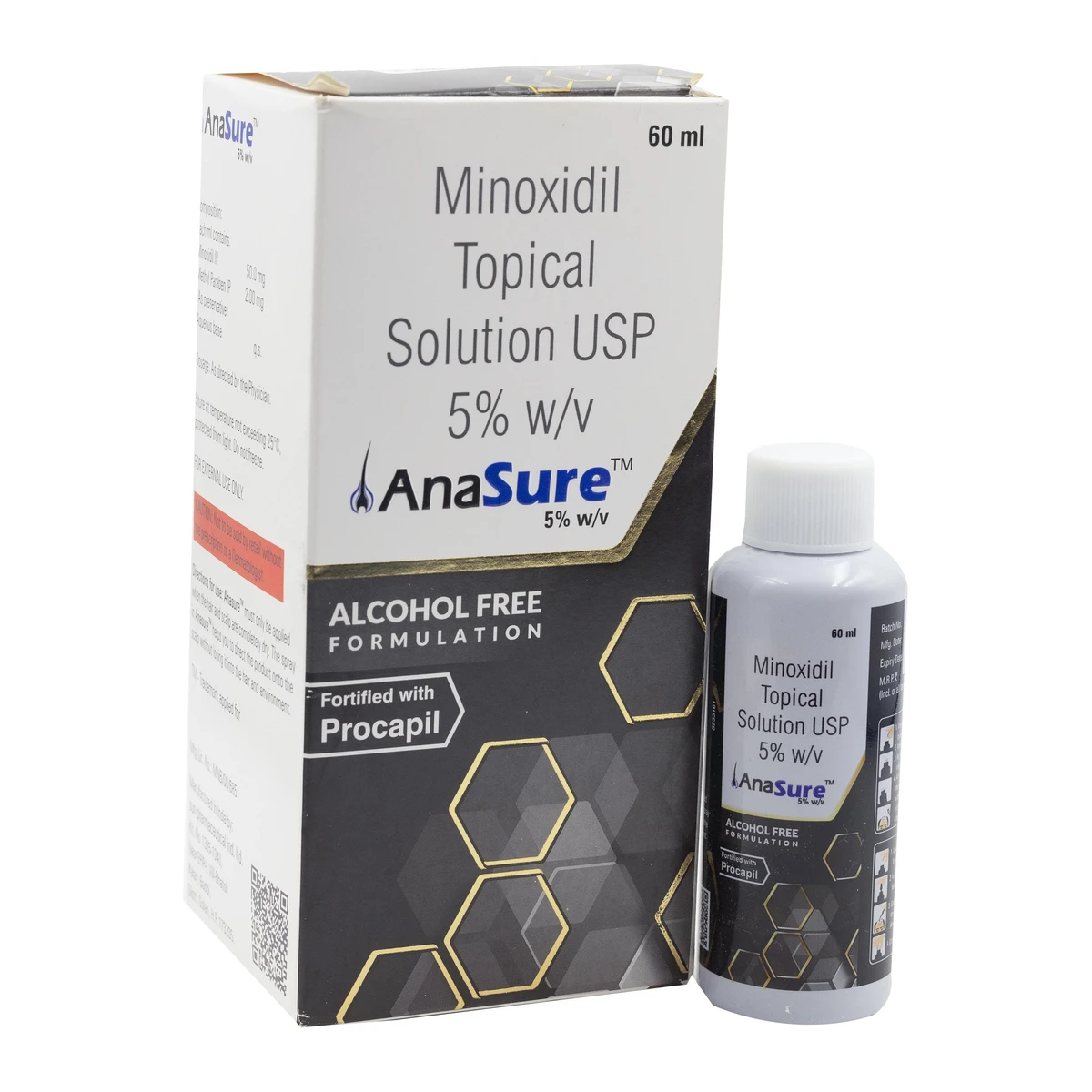 Anasure 5% Solution Alcohol Free 60 ml